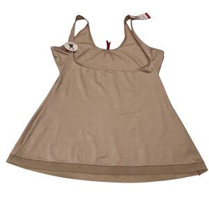 Spanx Open Bust Shaping Cami, NWT, Beige, 1X